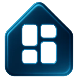GlassHome logo on light